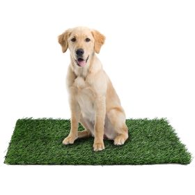 23.23x18.12eplacement Grass Mat For Pet Potty Tray Dog Pee Potty Grass Turf Pad Fast Drainage Easy Cleaning