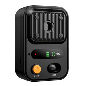 Ultrasonic Anti-Barking Device Rechargeable Auto Dog Bark Control Deterrent Box Training Device IPX4 Waterproof with 3 Frequency Max 32.8Feet Sensing (Option: eBlack)