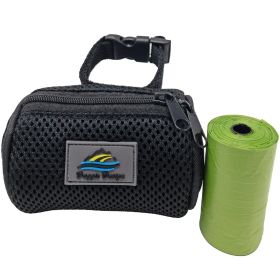 American River Poop Bag Holder (Color: Black, size: One size)