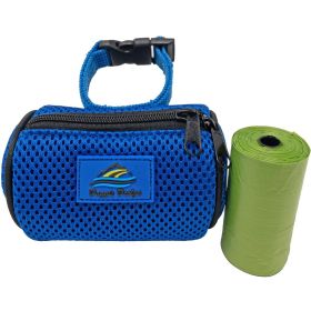 American River Poop Bag Holder (Color: Cobalt Blue, size: One size)