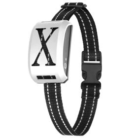 Electric Dog Collar Receiver Anti-Bark Dog Deterrent Training Collar with Beep Vibration Shock Modes for Dog Fence System (Option: rWhite)