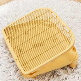 Litter Control Mat,  Cat Toilet Cat Litter Mat (Color: Yellow)