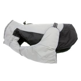 Alpine All-Weather Dog Coat (Color: Black and Gray, size: 5X-Large)