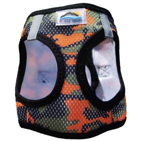 American River Choke Free Dog Harness Camouflage Collection (Color: Orange Camo, size: 2X/3X-Large)