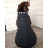 Reversible Fleece Lined Puffer Dog Coat