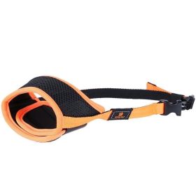 Mouth Cover To Prevent Eating Indiscriminately Large Labrador Dog (Option: Orange-S)