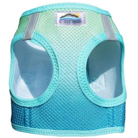 American River Choke Free Dog Harness Ombre Collection (Color: Aruba Blue, size: X-Small)