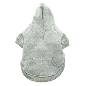 Flex-Fit Dog Hoodie (Color: Gray, size: small)