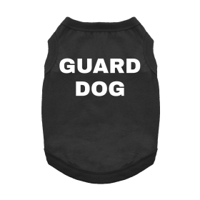 Guard Dog Shirt (Color: Black, size: medium)